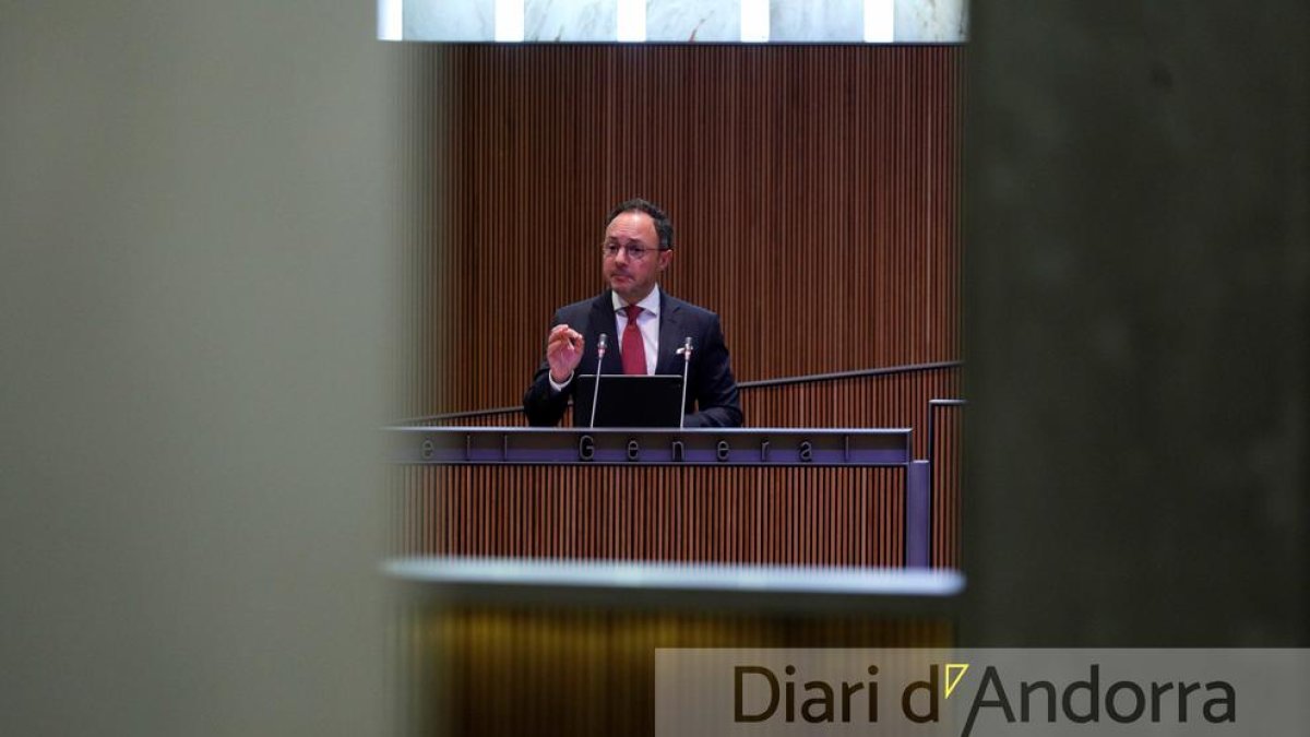 Espot en la intervenció de la sessió d'investidura al Consell General