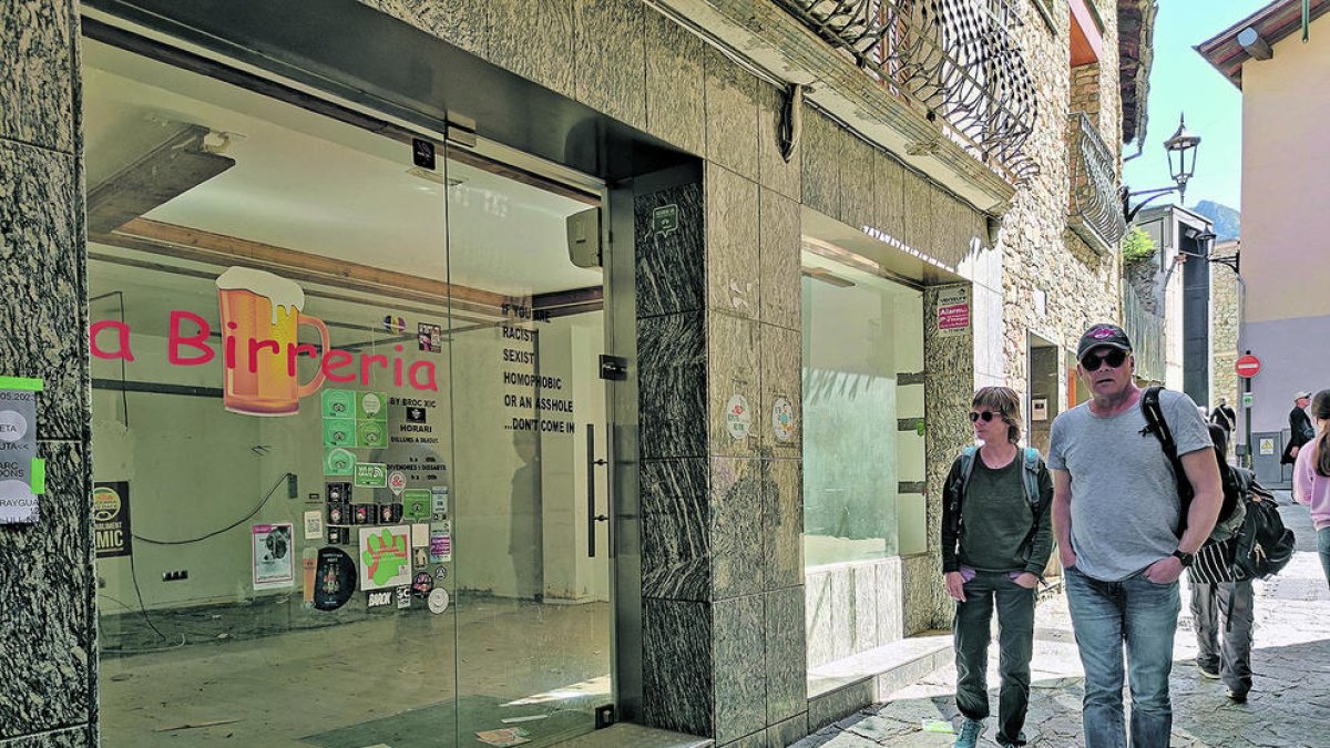 El local on s'ubicarà el nou punt d'informació turística i que ha llogat el comú.