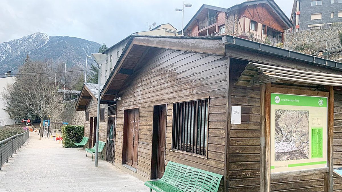 Casetes del parc de Sant Jaume.