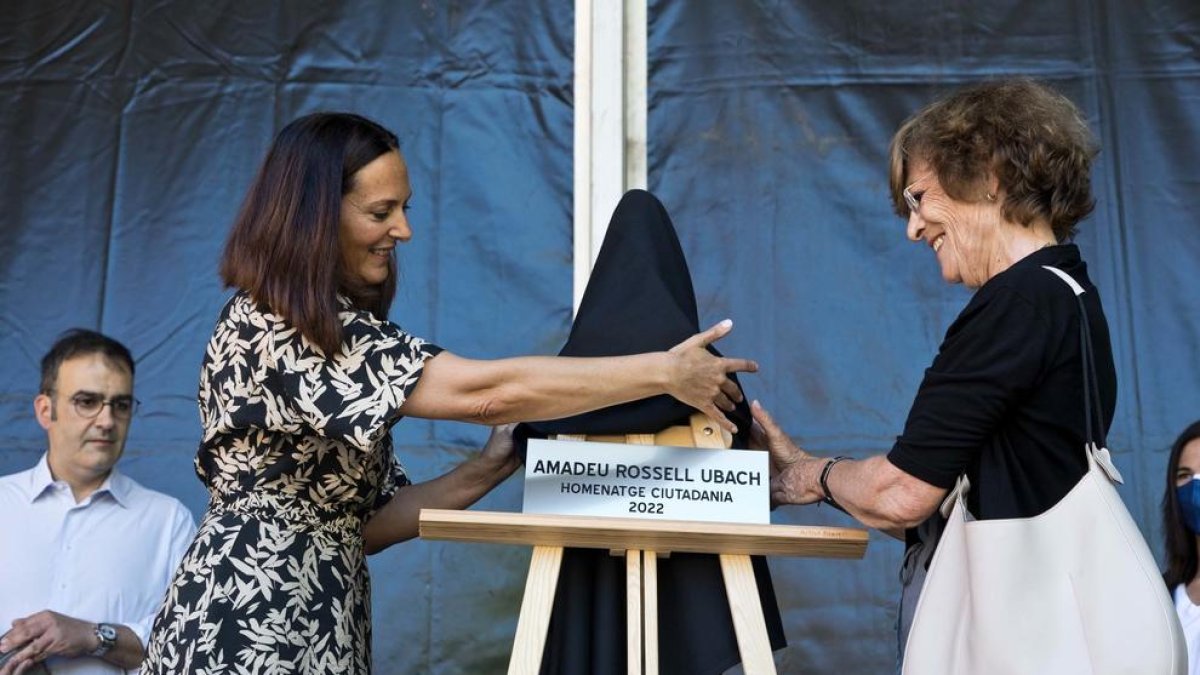 Homenatge a Amadeu Rossell en l'anterior edició de l'Homenatge al Ciutadà de la Massana