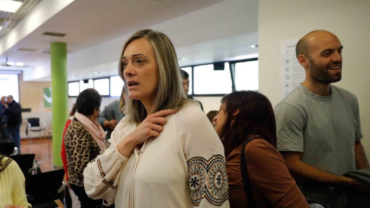 La presidenta del Col·legi d'Infermeres i Infermers, Isabel Vallejo