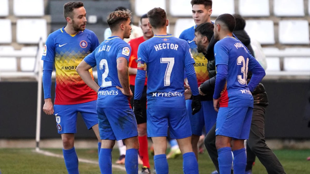 L'FC Andorra va caure diumenge al camp del Burgos.