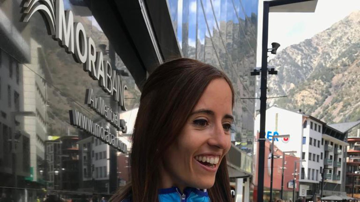 Ariadna Fenés, el dia de la presentació de l'equip.