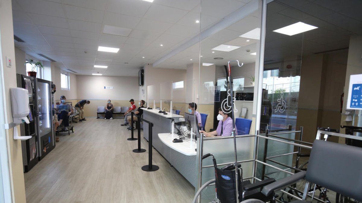 El servei d'urgències de l'hospital.