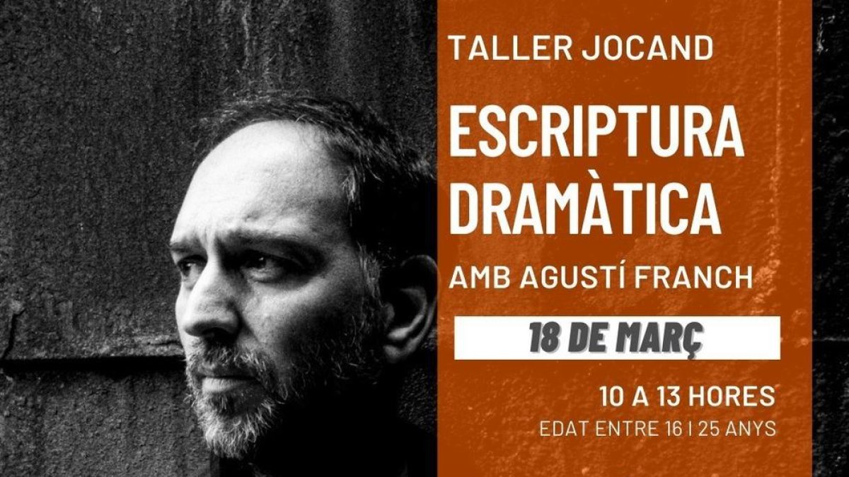 Cartell del taller d'escriptura