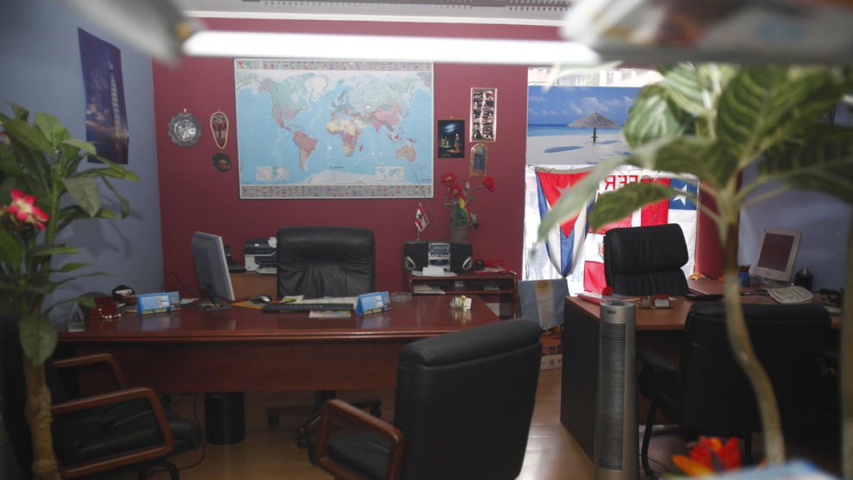 El local de l'agència Kenzamon Viatges.