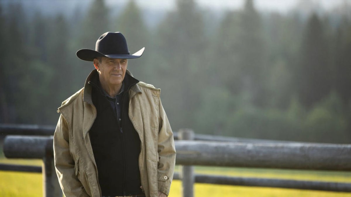 Kevin Costner en un moment de 'Yellowstone'.
