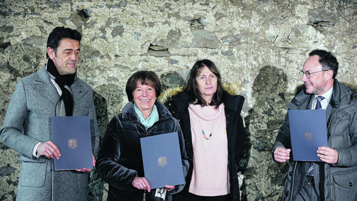 Mortés, Coste, Benazet i Espot, ahir a Ordino.