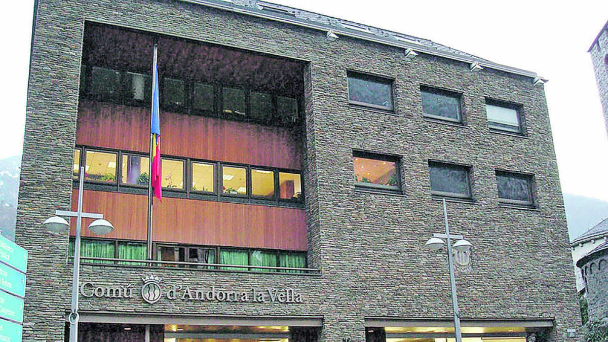 Façana del comú d'Andorra la Vella.