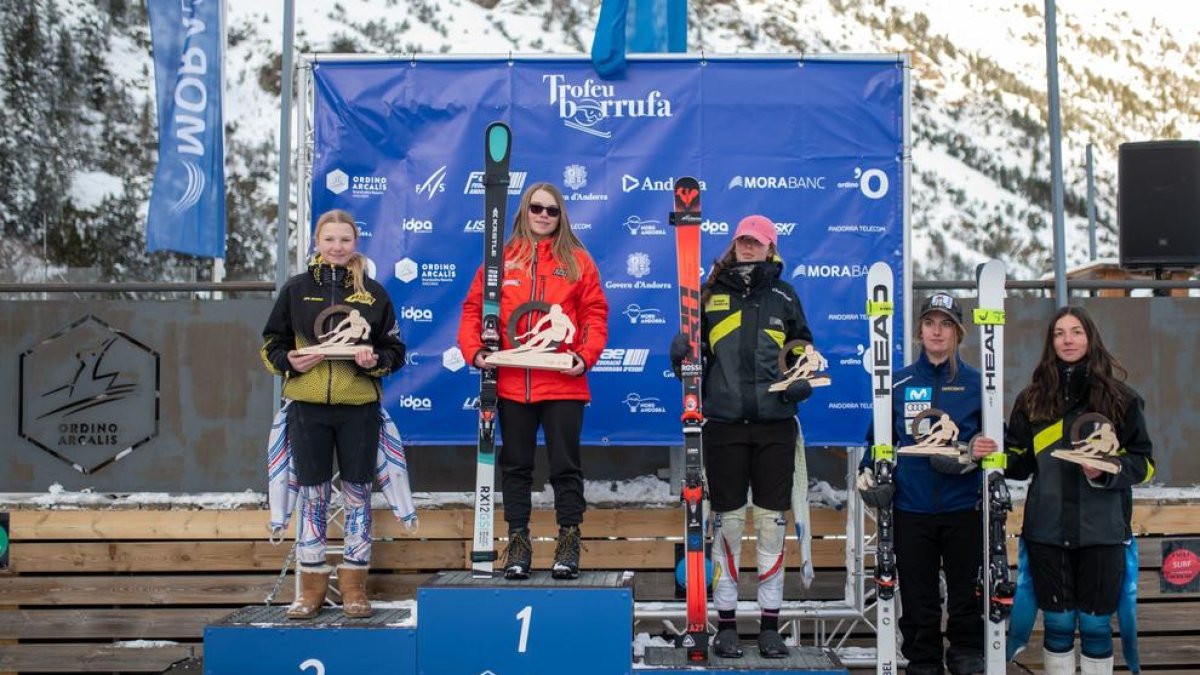 Podi de l'eslàlom gegant U16 femení