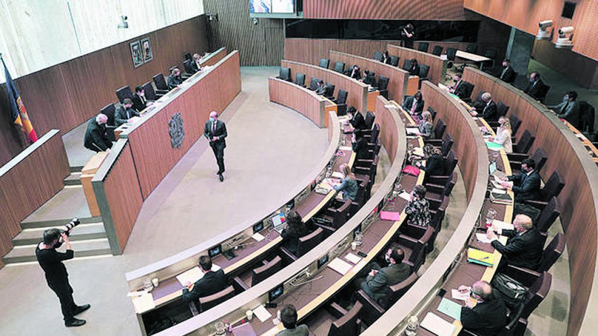 El Consell General durant una sessió.