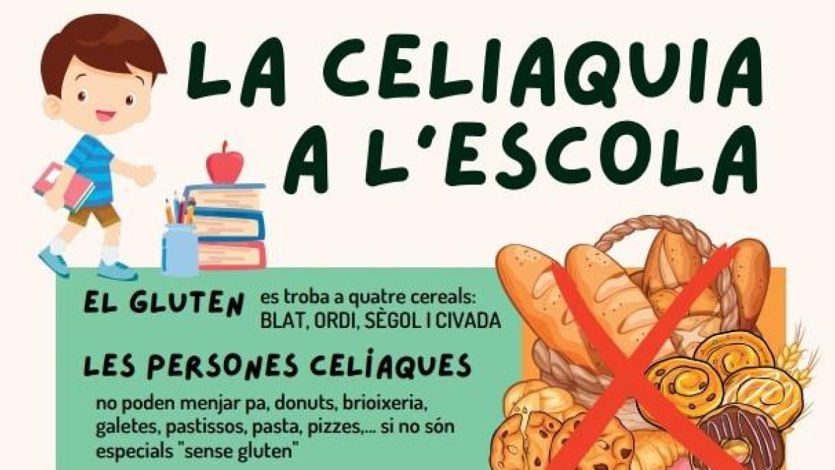 Campanya de conscienciació de la celiaquia a l'escola