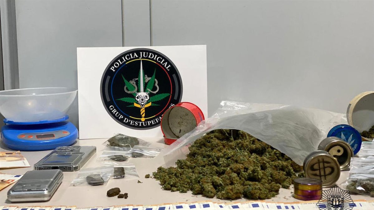 Droga comissada en una operació de l'any passat.