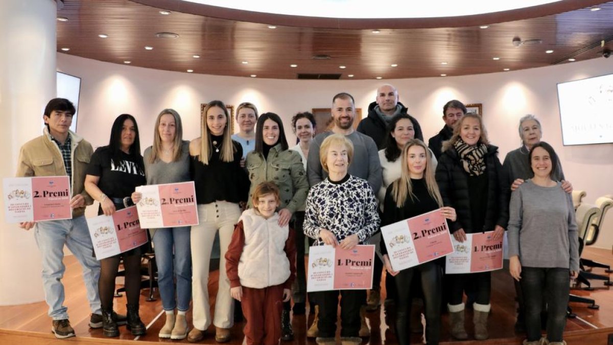 Entrega de premis del concurs d'aparadors i decoracions de Nadal del comú d'Encamp