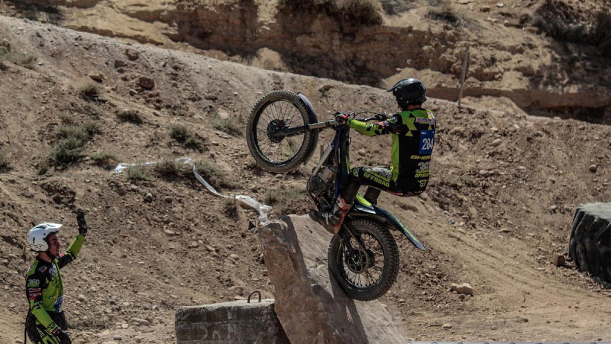 Gaudi Vall, en un trial anterior.