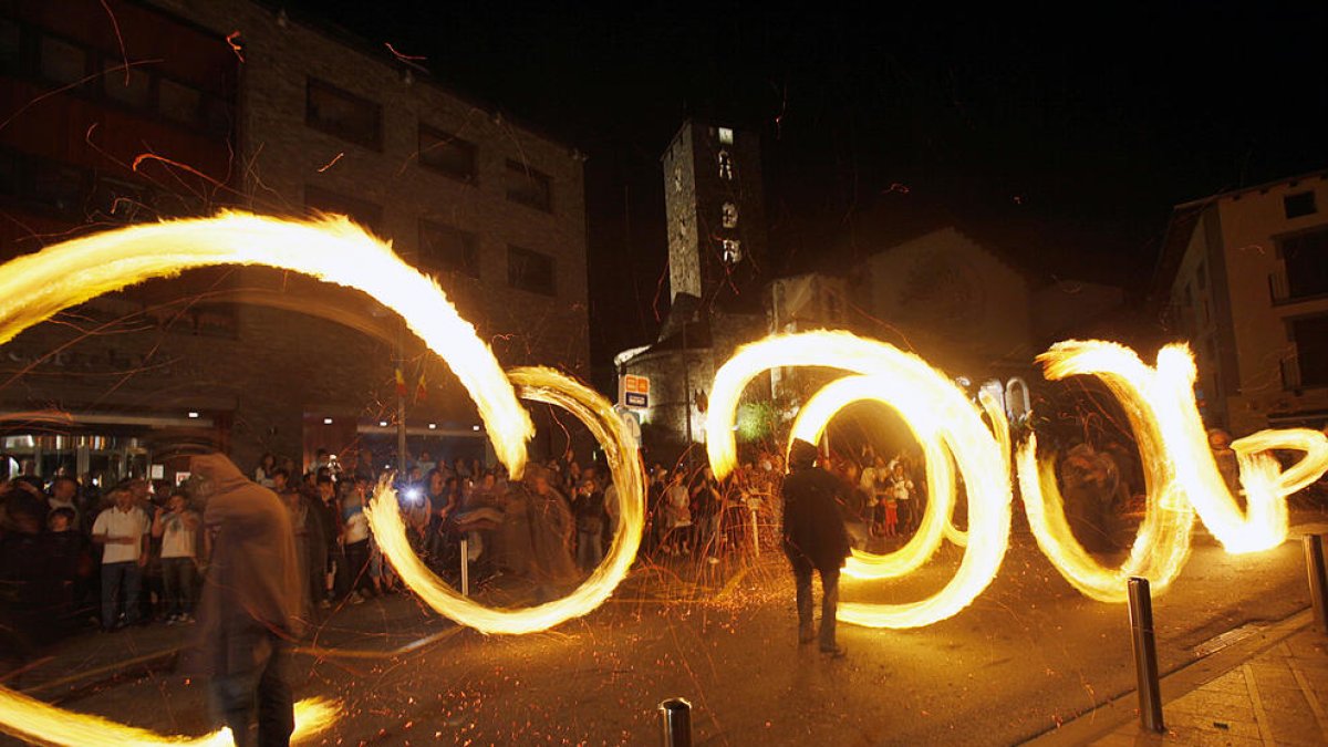 Celebració de les falles a Andorra la Vella, des d'on es va impulsar la iniciativa.
