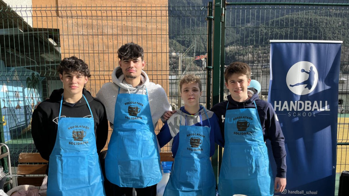 Xocolatada d'handbol solidària