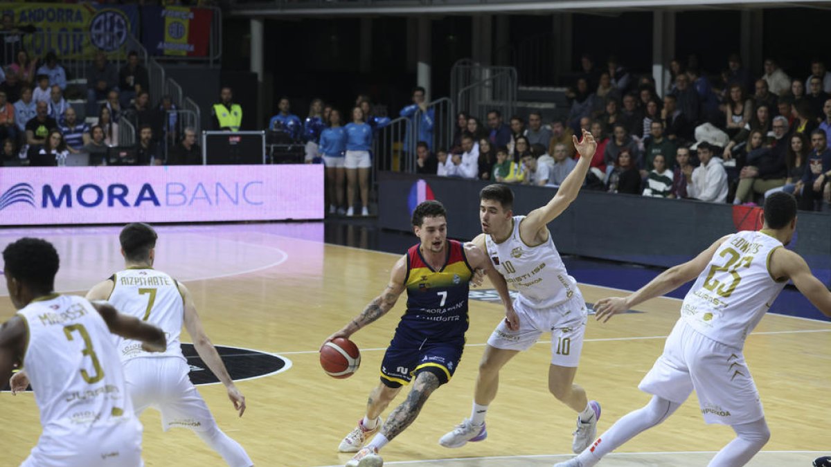 Juan Rubio, en un moment del partit