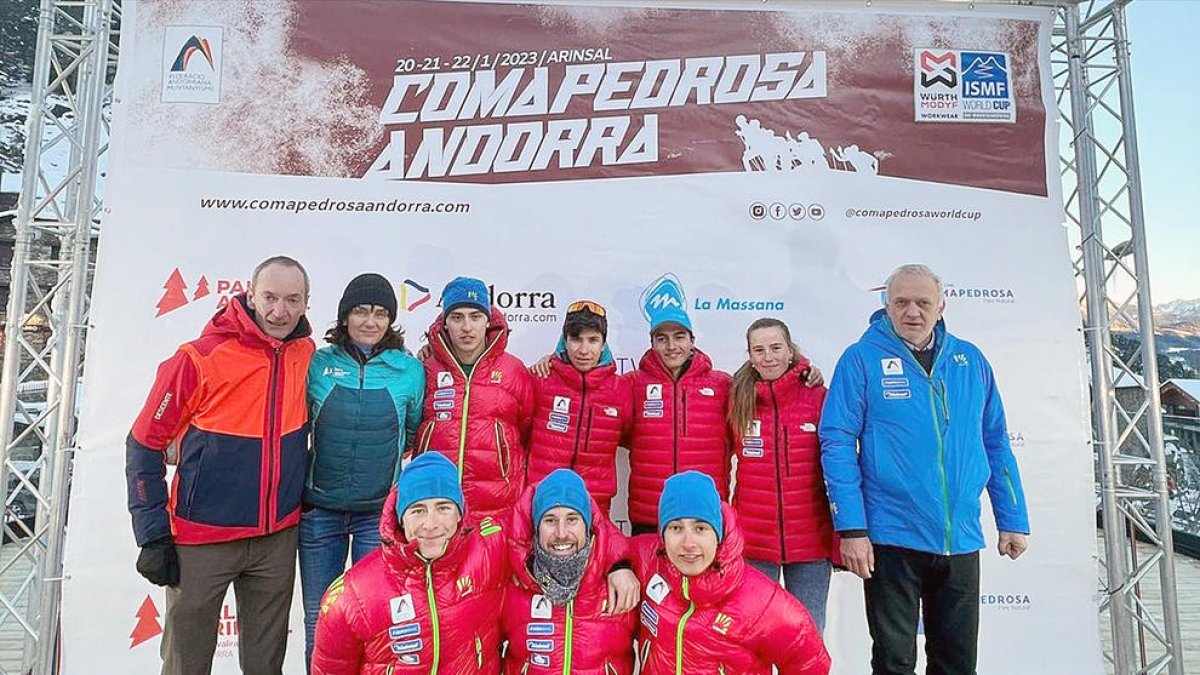 Els corredors del país, a la cerimònia.