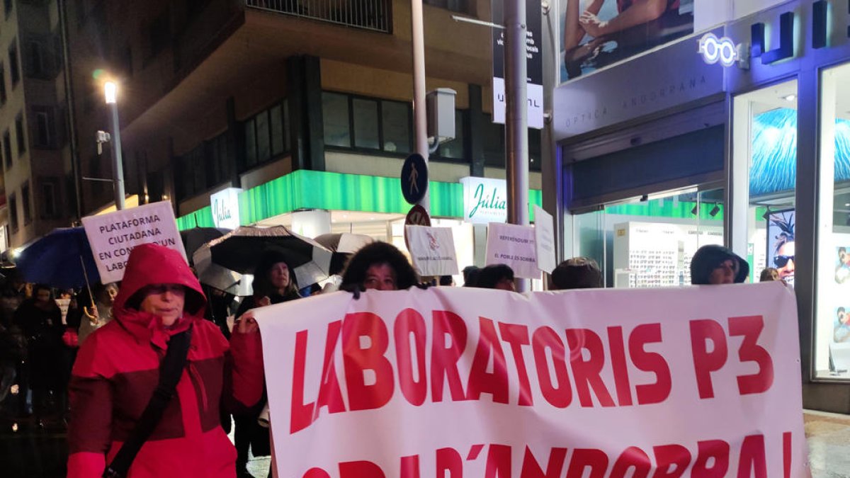 La marxa va recórrer les avingudes Carlemany i Meritxell.