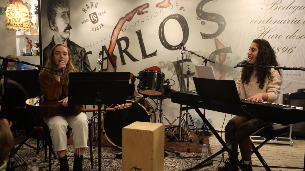 Correia i Marsol, ahir durant el concert a la Minjadora del Sinquede.