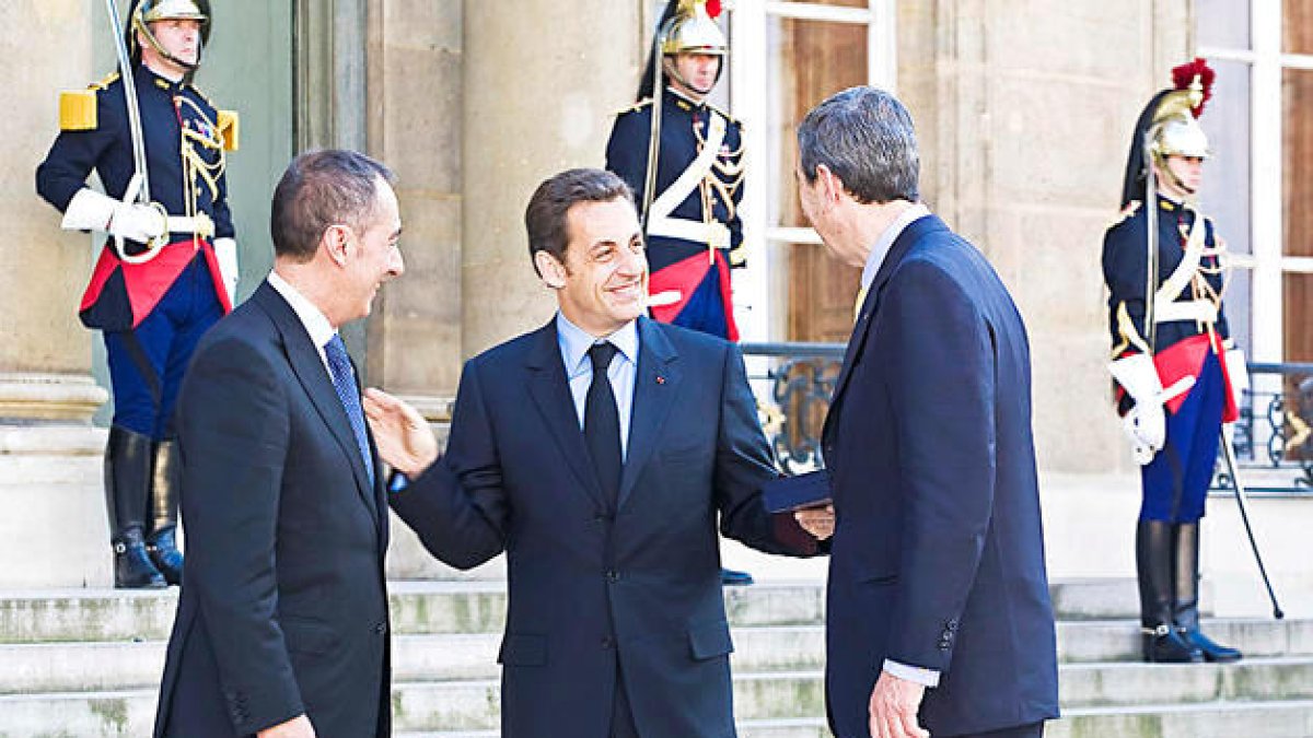 Nicolas Sarkozy i Albert Pintat.