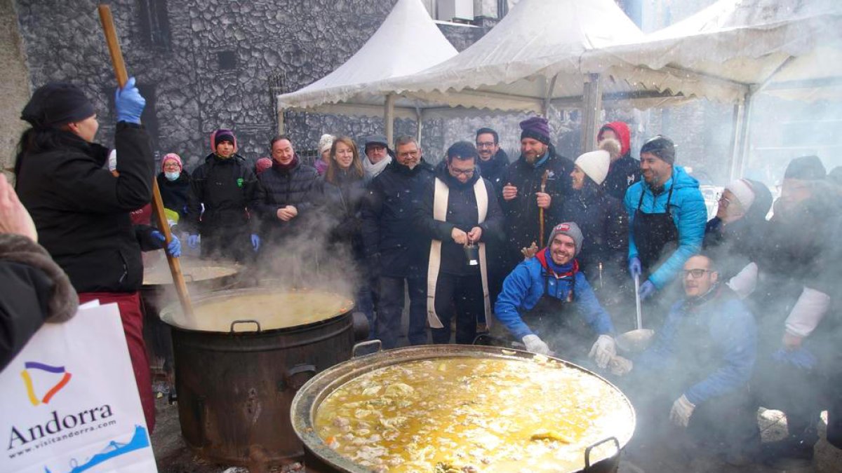 Escudella de Sant Antoni.