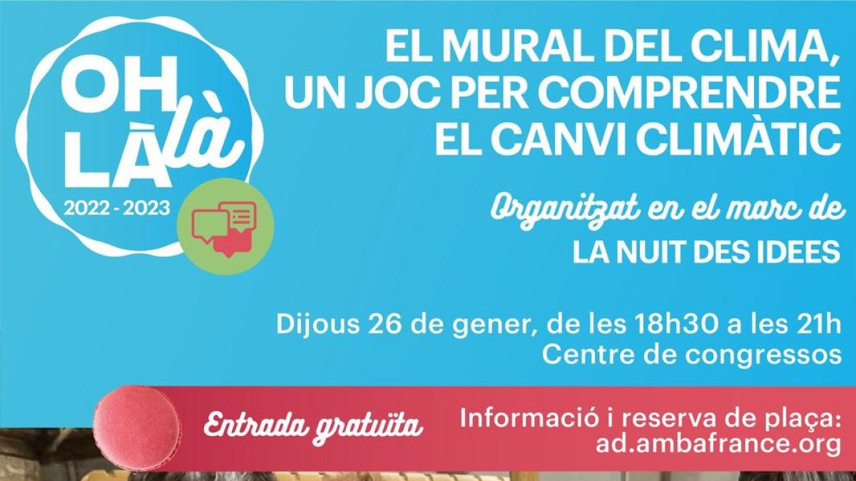 L'ambaixada de França organitza un taller sobre el canvi climàtic