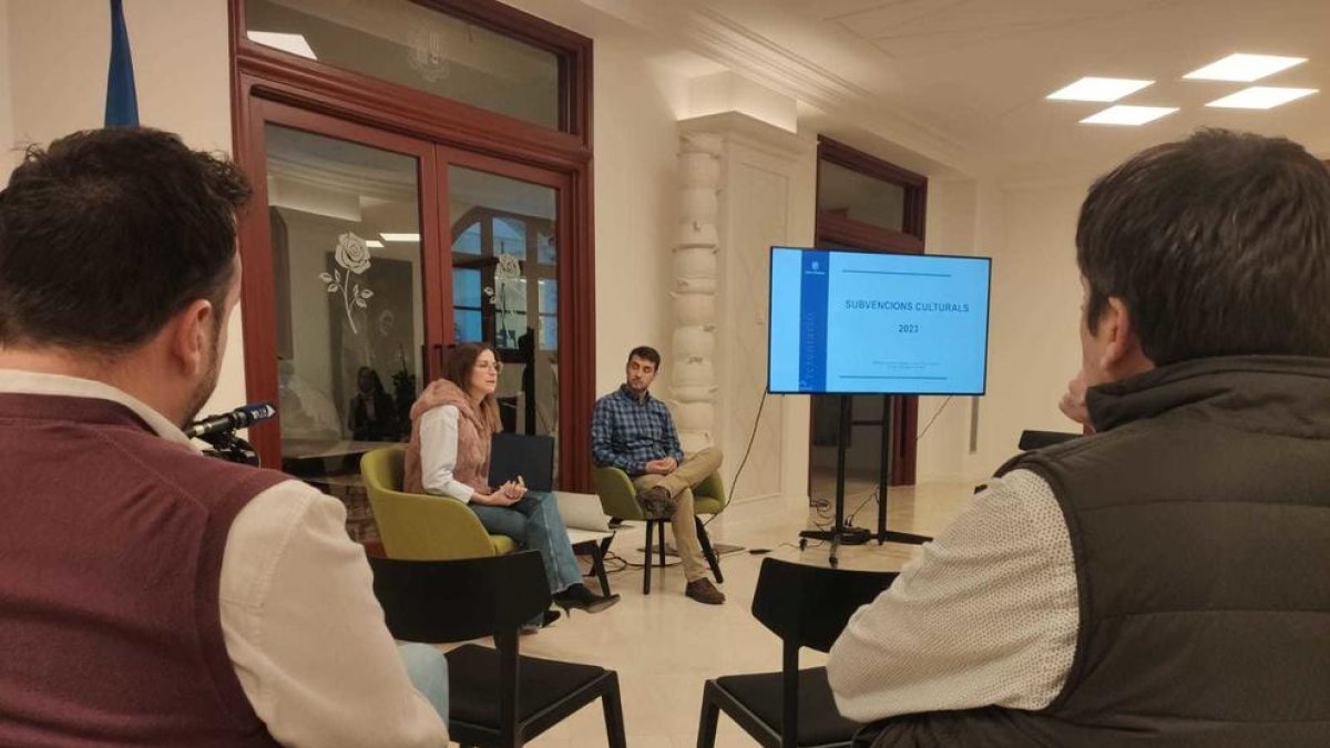 Roda de premsa de presentació de les noves bases per a les subvencions culturals 2023