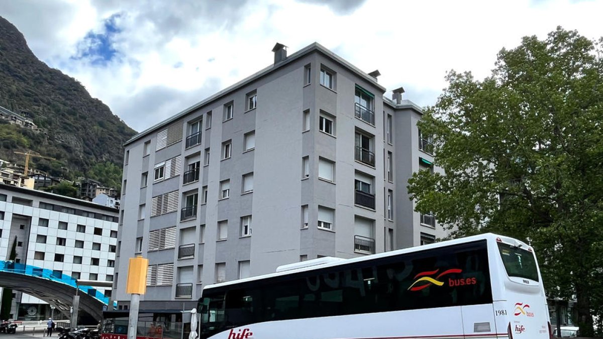 Un vehicle de Hife de la línia internacional.