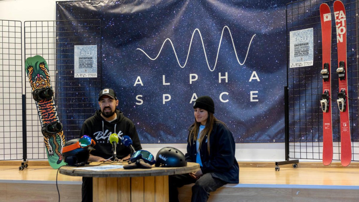 Presentació de l'Alpha Space, ahir.