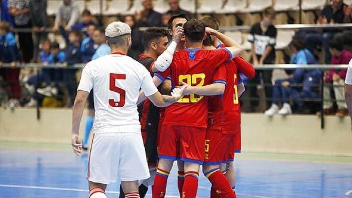 Un instant del partit.