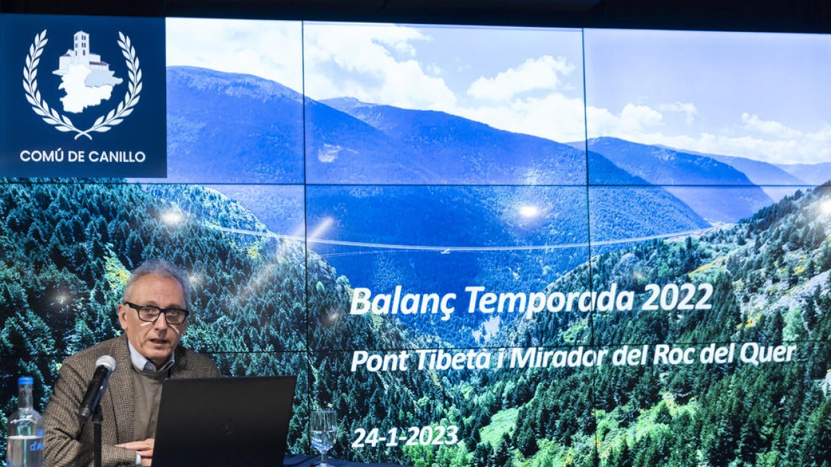 Francesc Camp ha presentat el balanç de visitants