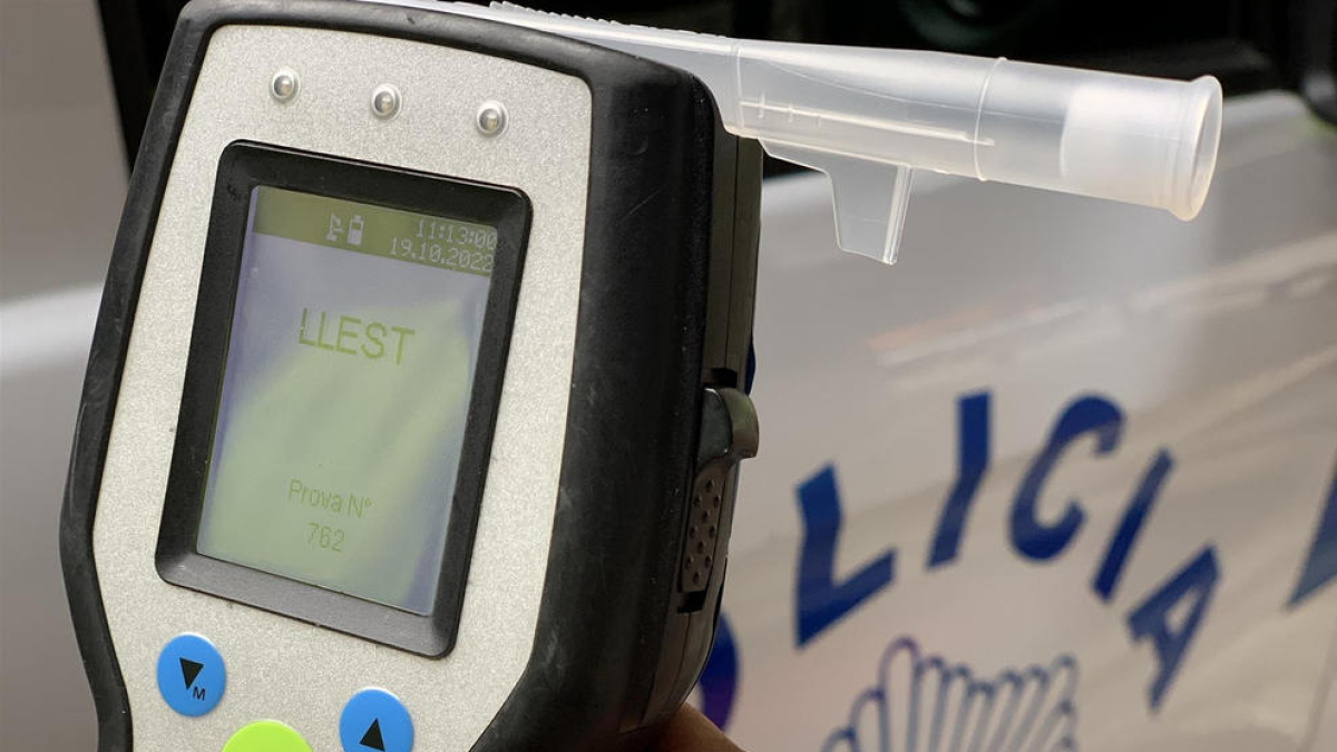 Prova d'alcoholèmia de la policia