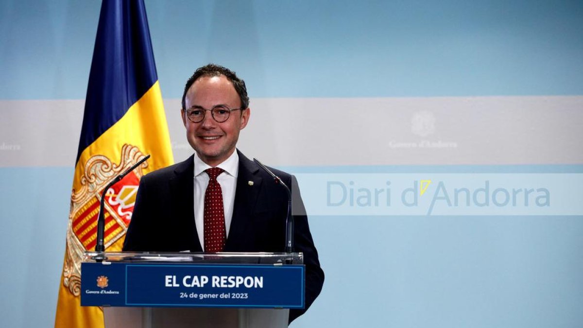 El cap de Govern, Xavier Espot, en el programa 'El cap respon a les preguntes a la ciutadania'