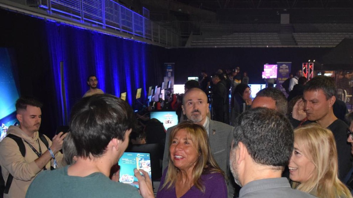 La ministra Marsol aquest matí a l'eSports City Fest