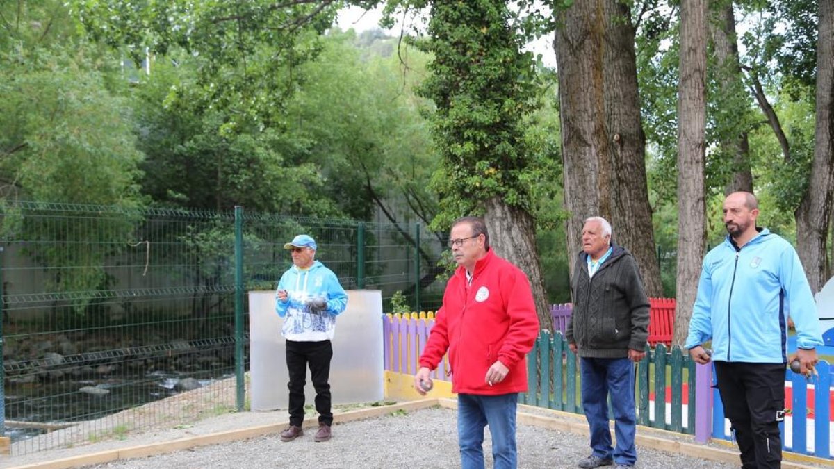 Inauguració dels camps de petanca del Prat del Senzill