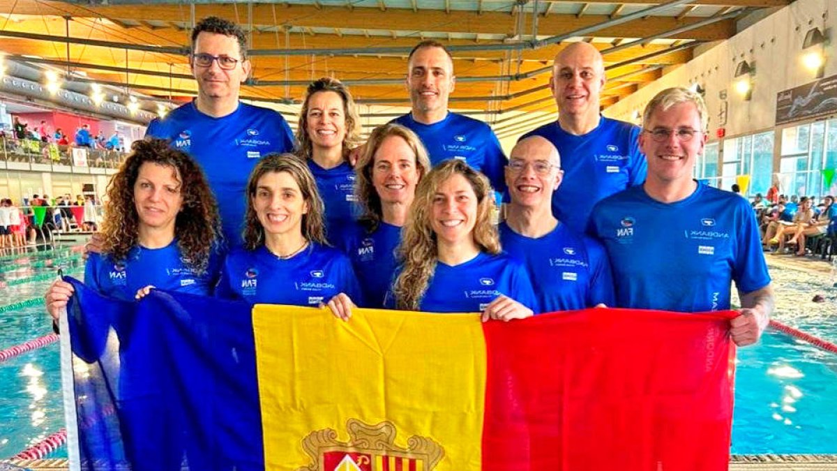 Excel·lent actuació dels nedadors andorrans a Manresa.