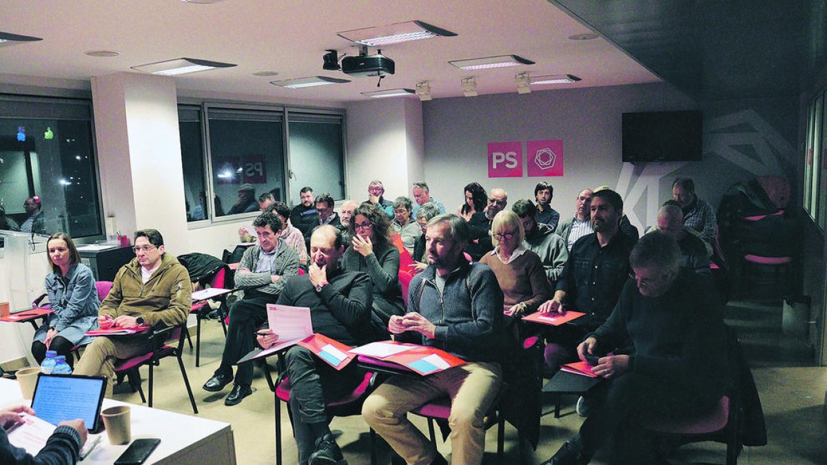 La celebració del congrés socialdemòcrata, ahir.