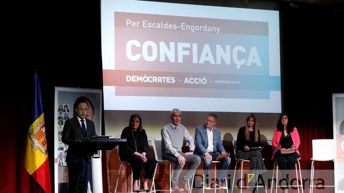 Reunió de poble de Demòcrates a Escaldes-Engordany