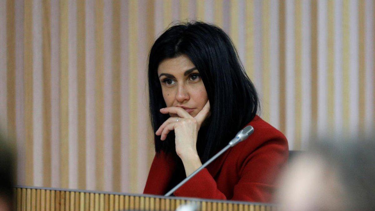 Carine Montaner al Consell.