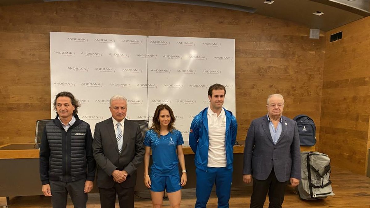 Presentació de l'equipació del COA als Jocs de Malta