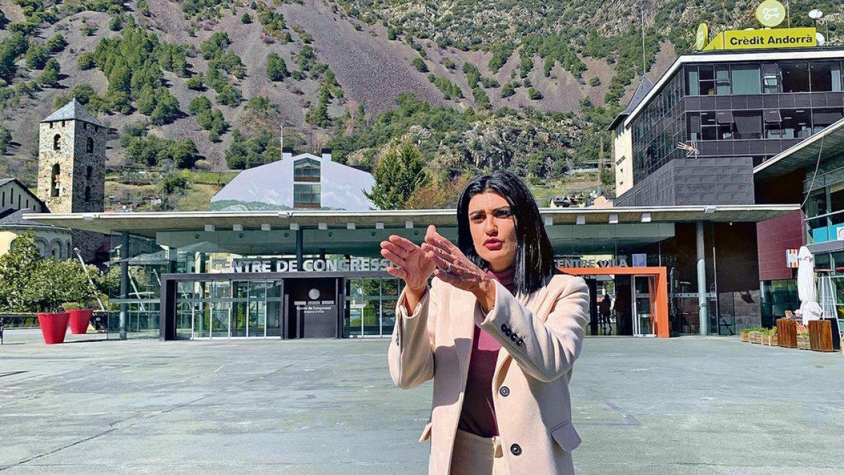Carine Montaner, líder d'Andorra Endavant.