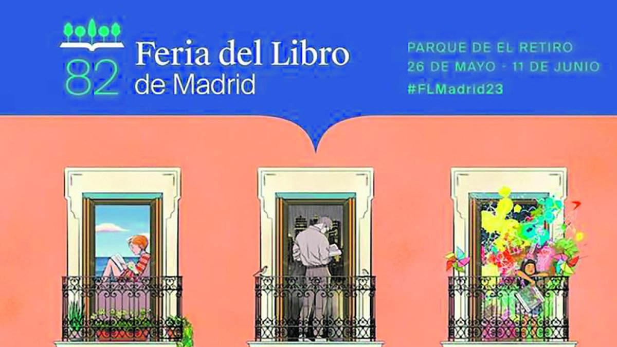 El cartell que promociona la Fira del Llibre de Madrid.