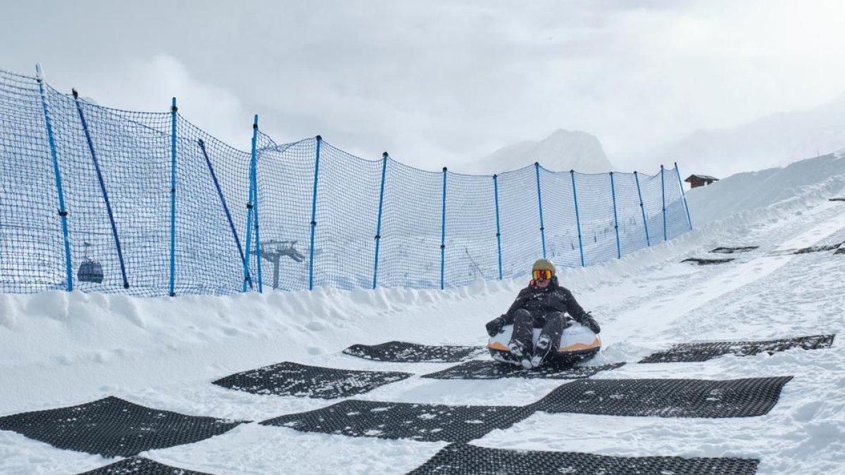 La pista de tubbing de Grandvalira al Pas de la Casa