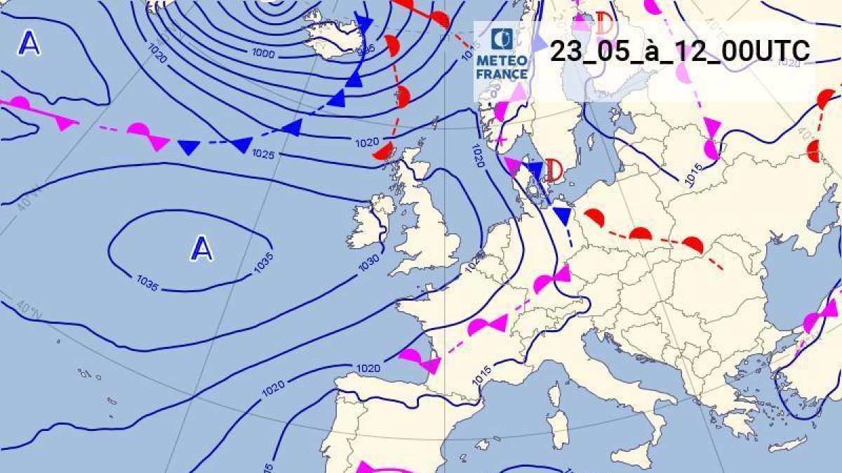 Mapa Meteo France