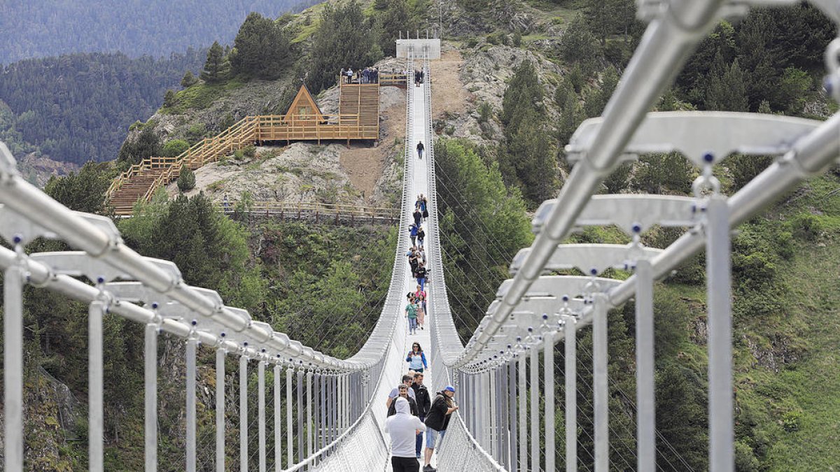 El pont tibetà de la Vall del Riu.