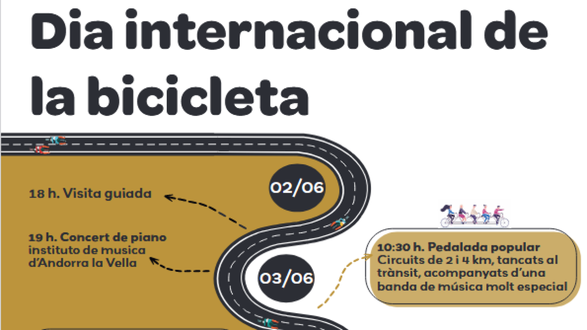 Cartell del dia mundial de la bicicleta
