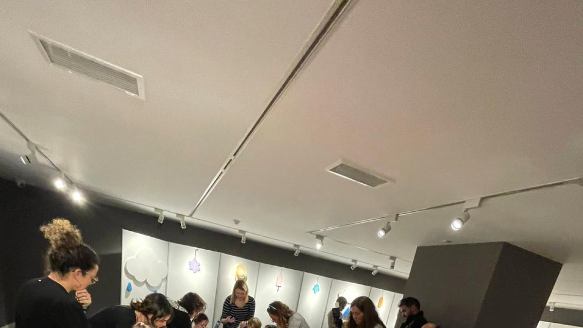 Taller de treballs manuals a Sant Julià