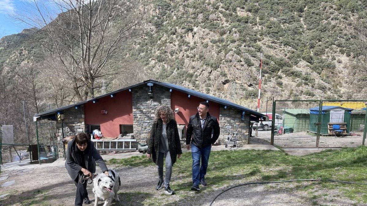 Els candidats de DA + Liberals de Sant Julià de Lòria a la gossera